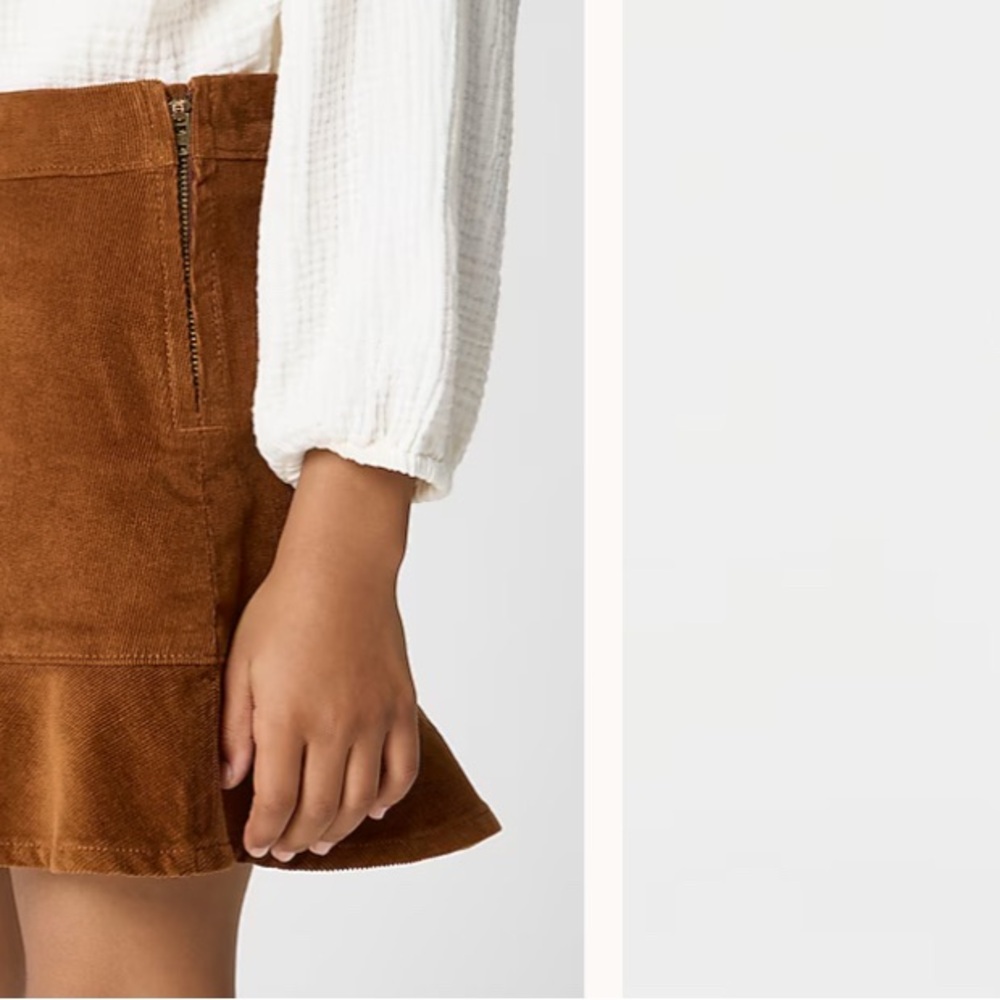 Crewcuts Tan Corduroy Skirt - Picture 4 of 4